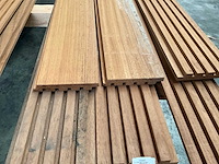 Partij 5-voudig rhombusprofiel western red cedar - 180-300x14,5x2 cm - afbeelding 7 van  22