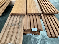 Partij 5-voudig rhombusprofiel western red cedar - 180-300x14,5x2 cm - afbeelding 8 van  22