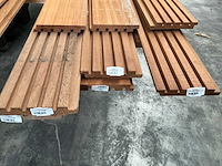 Partij 5-voudig rhombusprofiel western red cedar - 180-300x14,5x2 cm - afbeelding 9 van  22