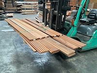 Partij 5-voudig rhombusprofiel western red cedar - 180-300x14,5x2 cm - afbeelding 1 van  22