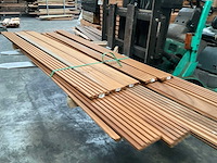 Partij 5-voudig rhombusprofiel western red cedar - 180-300x14,5x2 cm - afbeelding 12 van  22