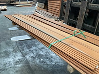 Partij 5-voudig rhombusprofiel western red cedar - 180-300x14,5x2 cm - afbeelding 16 van  22
