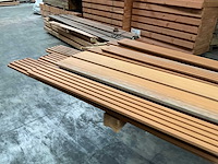 Partij 5-voudig rhombusprofiel western red cedar - 180-300x14,5x2 cm - afbeelding 19 van  22