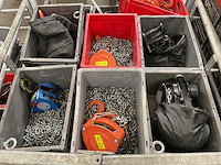 Partij 500kg kettingtakels met kettingzak, 69 stuks - afbeelding 3 van  4