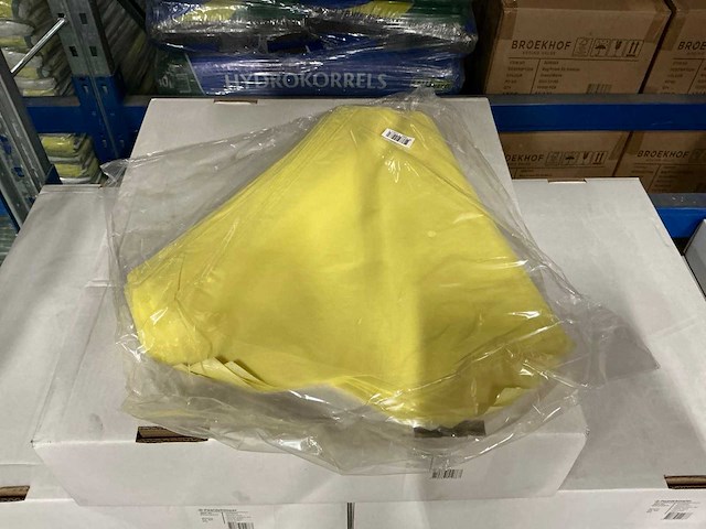 Partij 50x44x12cm oblique paperl. yellow opp35 satin (6500x) - afbeelding 3 van  5