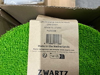 Partij 5cm decorative jute 8120 40mr yellow/green (36x) - afbeelding 3 van  5