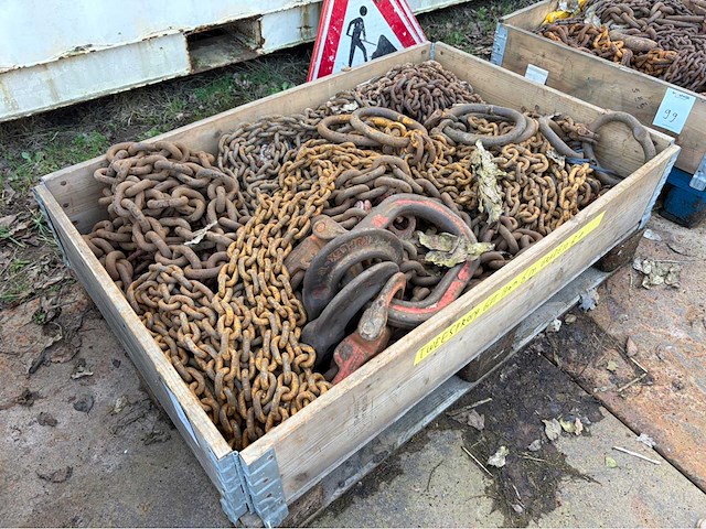 Partij 6.7t grade 10 2 spronghijsketting - afbeelding 1 van  5