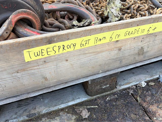 Partij 6.7t grade 10 2 spronghijsketting - afbeelding 5 van  5