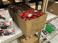 Partij 6cm hearts on 50cm pick shiny red (400x) - afbeelding 3 van  4