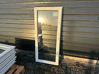 Partij 7 nieuwe kunststof kozijnen met dubbel glas – 497 x 1252 mm - afbeelding 5 van  6