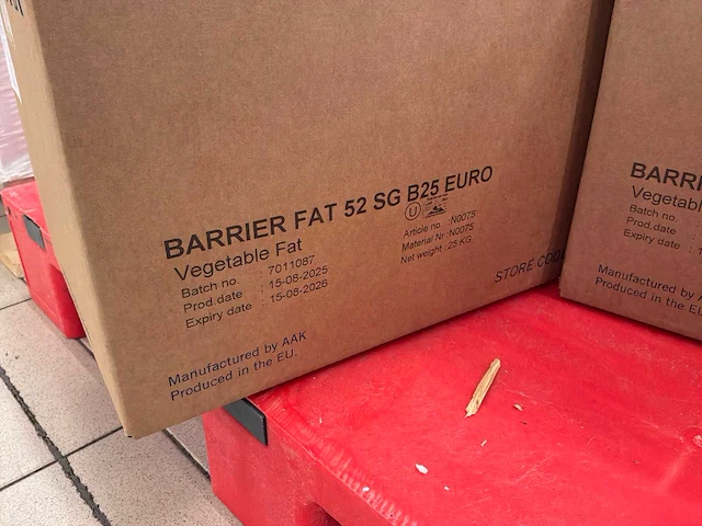 Partij aak plantaardig vet (25kg) - afbeelding 2 van  4