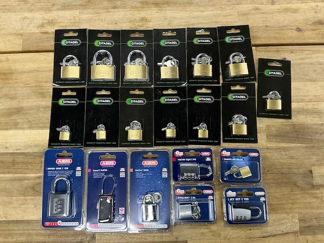 Partij abus&citadel hangsloten (20x) - afbeelding 1 van  5