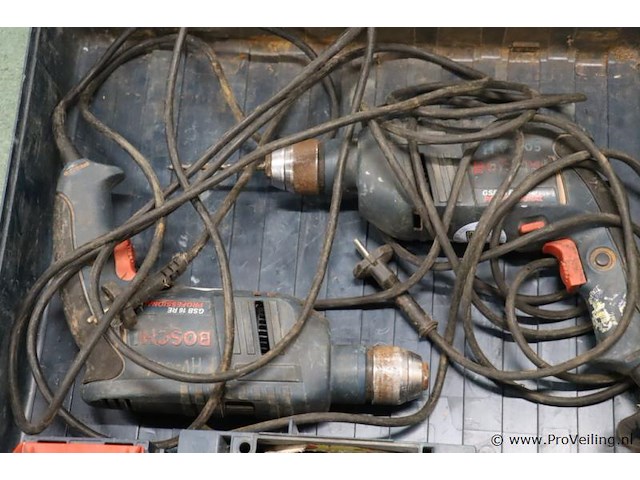 Partij (accu) boormachines & schuurmachine, diverse merken o.a. bosch & black+decker - afbeelding 10 van  12