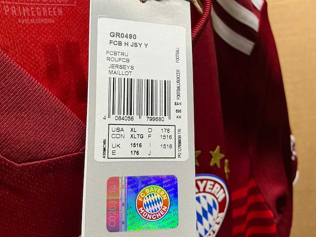 Partij adidas fc bayern munchen wedstrijdshirts (49x) - afbeelding 3 van  7