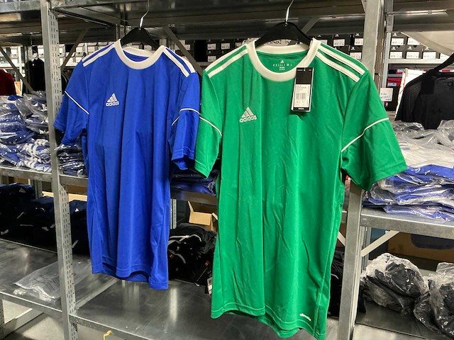 Partij adidas heren t-shirts groen&blauw (127x) - afbeelding 1 van  11