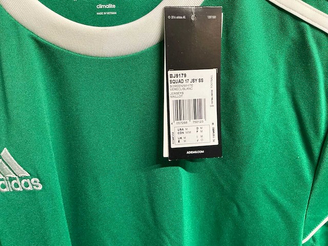 Partij adidas heren t-shirts groen&blauw (127x) - afbeelding 6 van  11