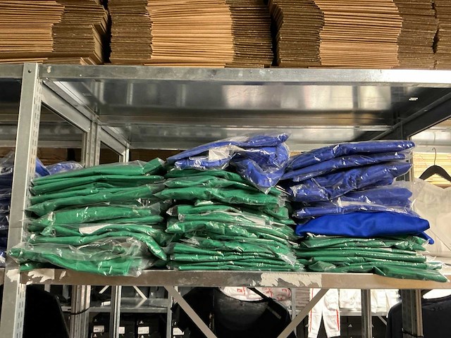 Partij adidas heren t-shirts groen&blauw (127x) - afbeelding 9 van  11