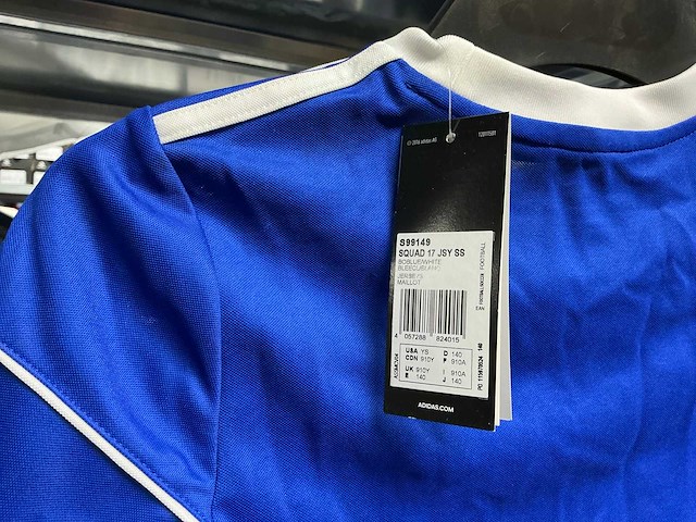 Partij adidas kids t-shirts blauw (48x) - afbeelding 3 van  9