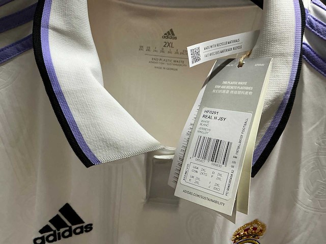 Partij adidas real madrid wedstrijdshirts (45x) - afbeelding 3 van  7