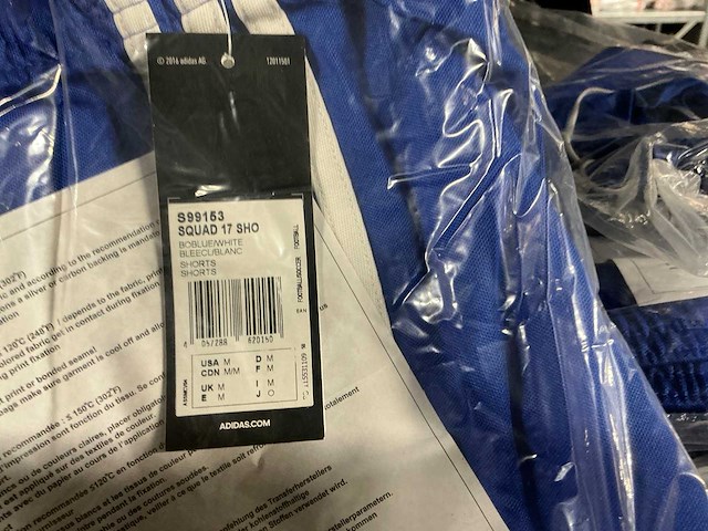Partij adidas shorts heren blauw&groen (163x) - afbeelding 2 van  10