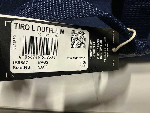Partij adidas tiro l duffle m (16x) - afbeelding 3 van  5