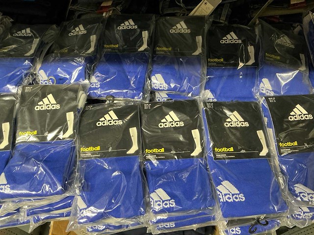 Partij adidas voetbal sokken blauw (211x) - afbeelding 1 van  7