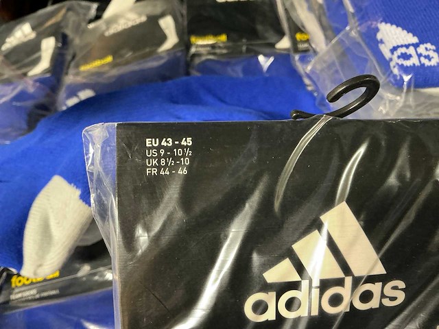 Partij adidas voetbal sokken blauw (211x) - afbeelding 7 van  7