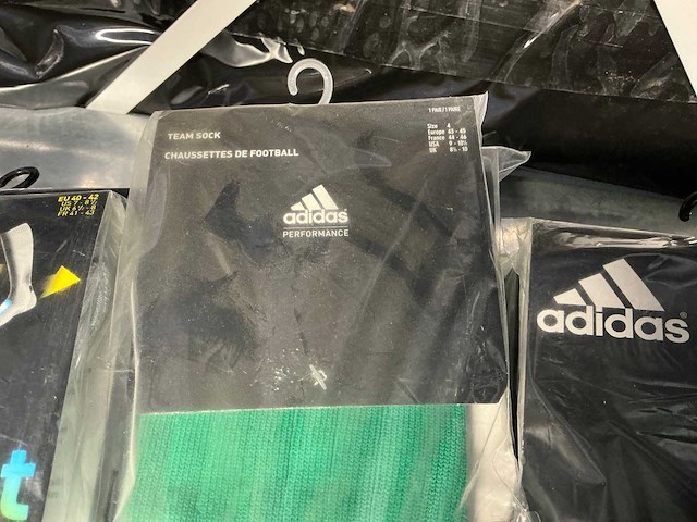 Partij adidas voetbal sokken groen (36x) - afbeelding 4 van  6