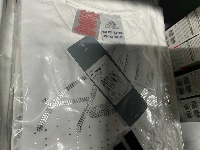 Partij adidas yg lineage tee white (102x) - afbeelding 6 van  8
