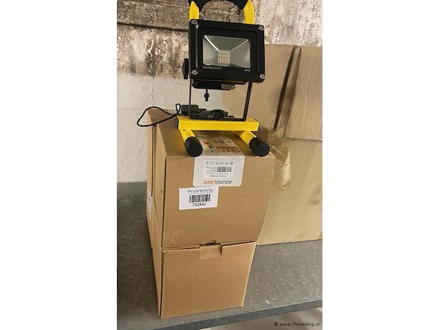 Partij aduro light led werklamp 10 watt oplaadbaar - 4 stuks - afbeelding 1 van  1