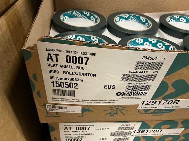 Partij advance tape at 0007 15mmx33m (1308x) - afbeelding 2 van  2