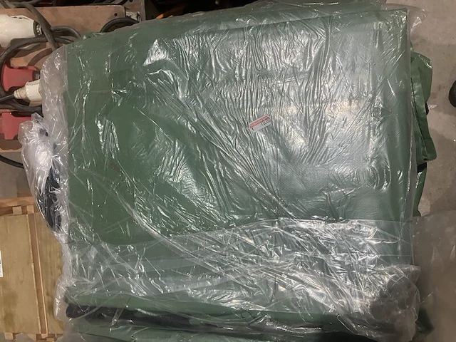 Partij afdekhoezen voor trampolines, bergtoys, groen - afbeelding 3 van  5