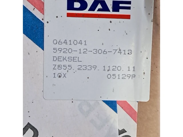 Partij afdekplaten t.b.v. zekeringenkast, o.a daf parts - afbeelding 6 van  7