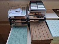Partij akoestische monsters, samples en panelen diverse kleuren en dessins - afbeelding 3 van  13