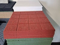 Partij akoestische panelen diverse kleuren en dessins - afbeelding 14 van  25