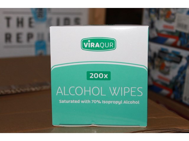 Partij alcohol doekjes 10 doosjes loc o8 - afbeelding 1 van  5