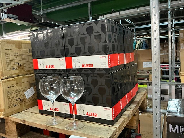 Partij alessi mami red wine glasses sets (20x) - afbeelding 2 van  4