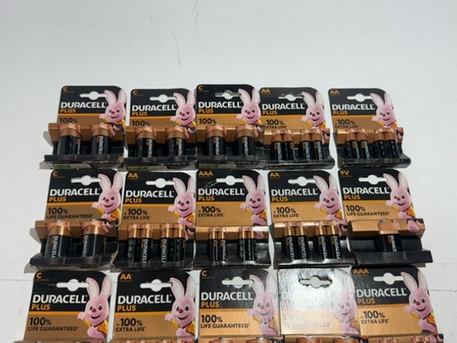 Partij alkaline batterijen, duracell - afbeelding 2 van  3