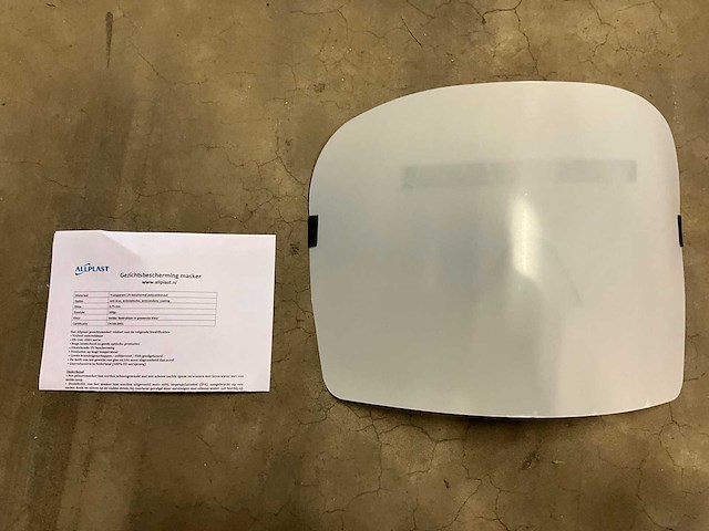 Partij allplast gezichtsbeschermings masker - afbeelding 1 van  6