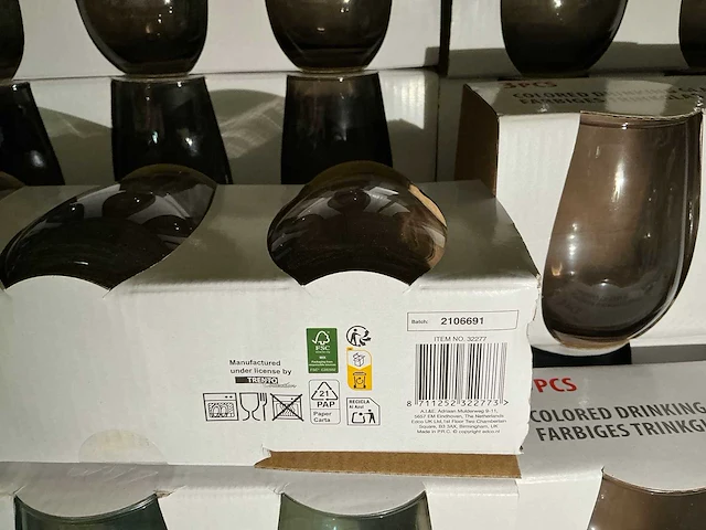 Partij alpina gekleurde drinkglazen 3/set (77 sets) - afbeelding 5 van  6
