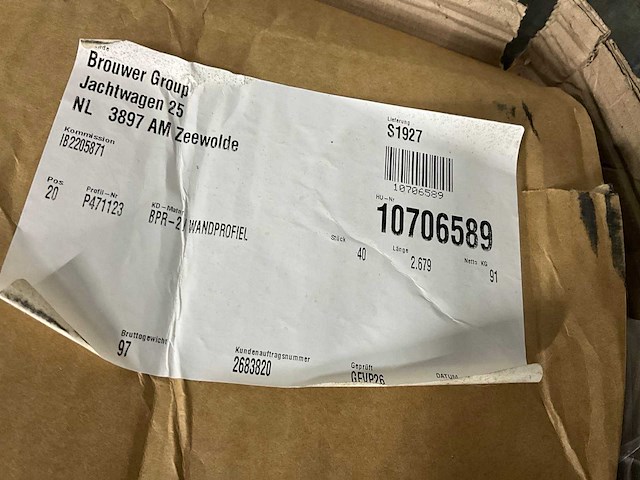 Partij aluminium eprofielen - afbeelding 3 van  16