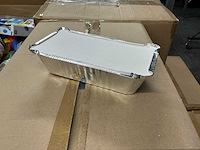 Partij aluminium loaf pans & container cardboard lid (12000x) - afbeelding 1 van  6