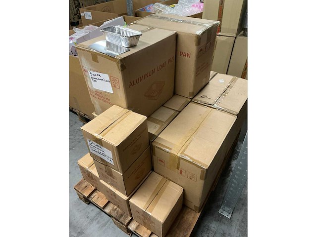 Partij aluminium loaf pans & container cardboard lid (12000x) - afbeelding 3 van  6