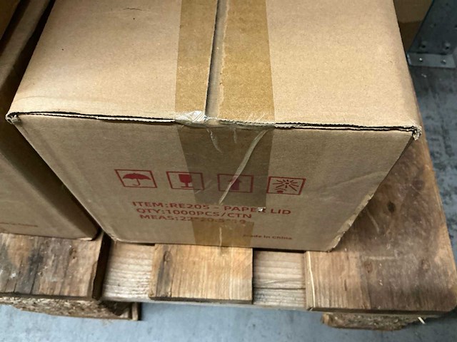 Partij aluminium loaf pans & container cardboard lid (12000x) - afbeelding 6 van  6