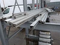 Partij aluminium profielen / montagerails - afbeelding 2 van  3