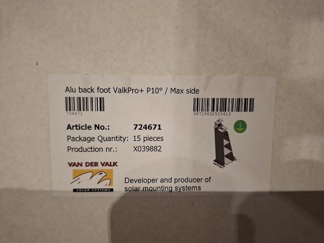 Partij aluminium rail montage en toebehoren - afbeelding 3 van  11