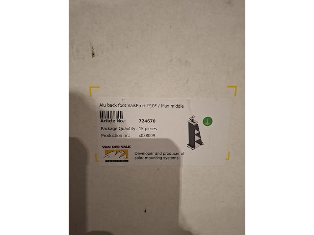 Partij aluminium rail montage en toebehoren - afbeelding 6 van  11