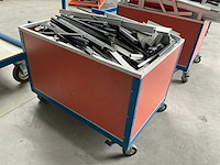 Partij aluminium restanten inclusief 2 karren - afbeelding 5 van  6