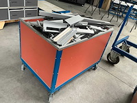 Partij aluminium restanten inclusief 2 karren - afbeelding 4 van  4