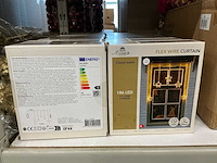 Partij anna’s collection flex wire curtain classic warm 186led (18x) - afbeelding 2 van  2